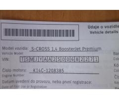 Suzuki S-Cross 1,4 T, ČR., 1 MAJ., SERVIS.KN. - 33